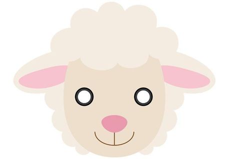 máscara infantil de una oveja Printable Halloween Masks, Sheep Mask, Preschool Creative Art, Sheep Face, Deer Artwork, Masks For Kids, Free Printable Halloween, Printable Masks, Colorful Borders Design