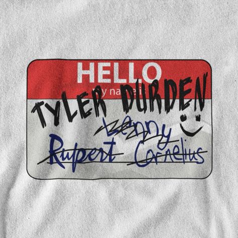 Hello my name is Tyler Durden 👀 Get your Fight Club merch in our store! 👊 Link in bio @fightclubpoint 🛒 We ship worldwide 🚚📦 #fightclub #fightclubmovie #davidfincher #tylerdurden #bradpitt #edwardnorton #tylerdurdenedit #projectmayhem #chuckpalahniuk #marlasinger #helenabonhamcarter Club Merch, Marla Singer, Chuck Palahniuk, Tyler Durden, David Fincher, Clubbing Aesthetic, Where Is My Mind, Club T Shirt, Journal Aesthetic