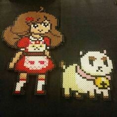 Anime Pixel, Pixel Beads, Perler Art, Bee And Puppycat, Bead Sprite, Anime Pixel Art, Bead Ideas, Perler Beads Designs, Perler Patterns