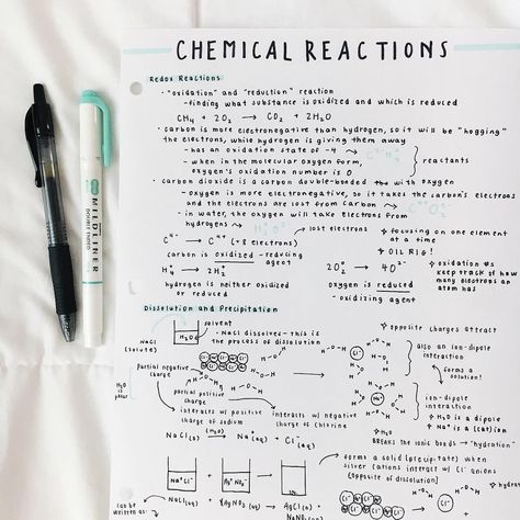 Study Strategy, Chemistry Revision, Notes Aesthetic, Aesthetic Notes, Chemistry Notes, Revision Notes, Study Techniques, School Organization Notes, Science Notes