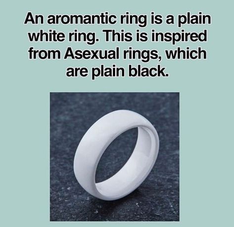 Aro Ring, Ace Ring, Plain Black, Dnd Characters, White Ring, Ring, Quick Saves, White, Instagram