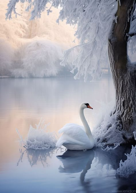 One White Rose Aesthetic, Swans Aesthetic, White Swan Aesthetic, Swan Images, Winter Swan, Swan Photography, Swan Pictures, Swan Aesthetic, Swan Wallpaper