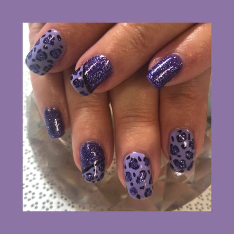 Purple Cheetah Nails, Purple Leopard Nails, White French Tips, Character Nails, Purple Manicure, Cheetah Nail Designs, Cheetah Print Nails, Mickey Nails, Nail Quotes