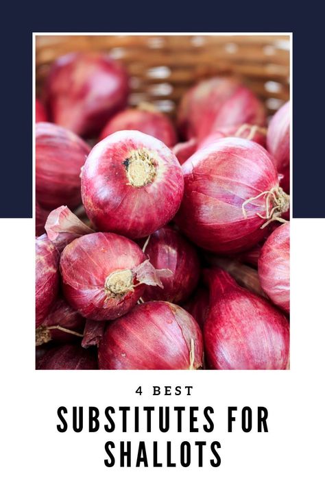 Need a last-minute shallot substitute? These best four shallot alternatives will get you out of trouble. Discover the best substitutes to shallots when you don't have time to shop, or can't find shallots for your recipe. Types Of Onions, Substitute For Egg, Ingredient Substitutions, Taste And See, Dinner Plan, Mediterranean Dishes, Cooking Ingredients, Eating Raw, Sweet Onion