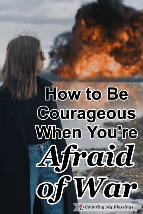 We can be frightened by news reports that threaten war and persecution. We can wonder what in the world is happening. But we don't have to live afraid. There's a better way. Counting My Blessings, Proverbs 31 Women, Psalm 33, Be Courageous, My Blessings, Faith Blogs, Who People, Virtuous Woman, God's Promises