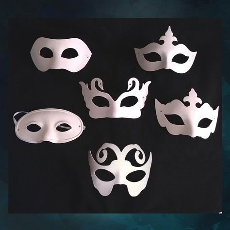 Diy Mask Masquerade, Masquerade Mask Template, Diy Masquerade, Diy Masquerade Mask, Paper Mask Diy, Diy Eye Mask, Masquerade Mask Diy, Mask Craft, Blank Mask