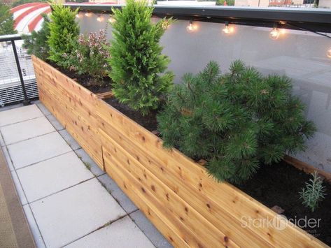 Urban Planter Box Design Long Planter Boxes, Vegetable Planter Boxes, Wood Planter Boxes, Diy Wood Planter Box, Long Planter, Planter Box Plans, Fence Planters, Rectangle Planters, Balcony Planters