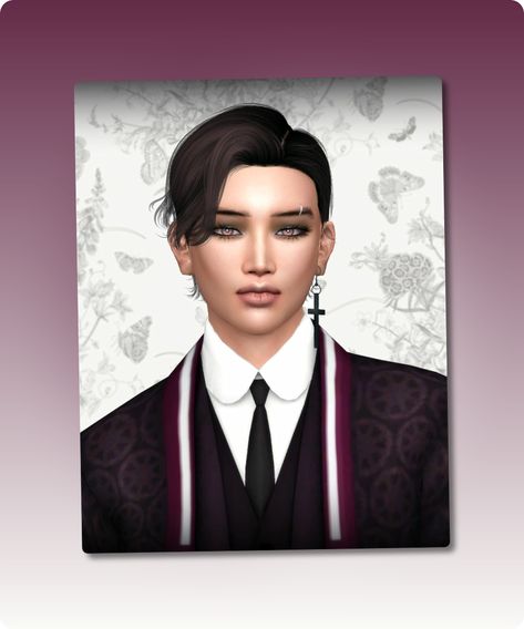 Sims 4 Hairstyle CC: Stylish Dark Academia Hairstyle for Sims 4 Sims 4 Elder, Dark Academia Hairstyle, Sims 4 Hairstyles Cc, Academia Hairstyle, Sims 4 Hairstyles, 4 Hairstyles, Sims 4 Cc Download, Sims 4 Sims, Model Nails