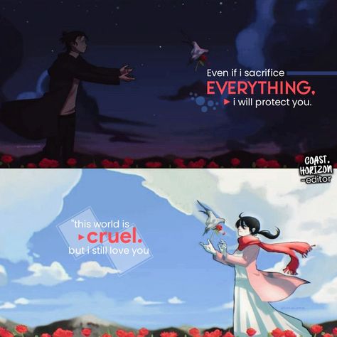 Anime quote Mikasa Quotes, Eren Quotes, Eren Freedom, Titan Fanart, I Will Protect You, Freedom Quotes, Eren X Mikasa, Eren And Mikasa, Titan Anime