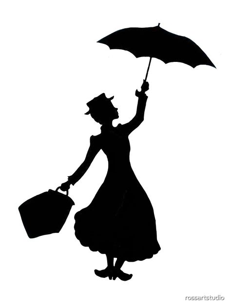 "Mary Poppins Silhouette" Art Print for Sale by rossartstudio | Redbubble Mary Poppins Chimney Sweep, Mary Poppins Silhouette, Chimney Sweep, Art Attack, Mary Poppins, Silhouette Art, Sliding Doors, Doors, Art Print