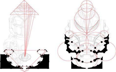 Formal Analysis YSoA Composite Drawing, History Sketches, Architectural Geometry, Analysis Architecture, Yale Architecture, Formal Analysis, Analysis Diagram, Bird Sanctuary, School Of Architecture