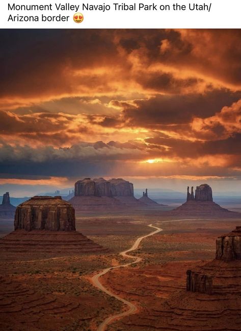 Monument Valley Arizona, Arizona Sunset, Western Artwork, Landscape Photography Nature, Awesome Places, Beautiful Landscape Wallpaper, Beautiful Places Nature, Mountain Paintings, Landscape Pictures