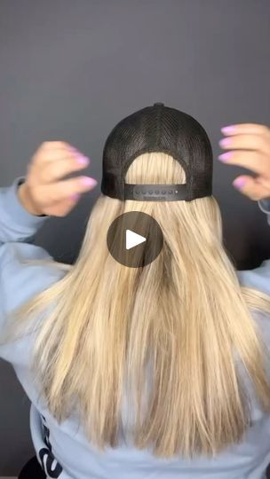 7.9K views · 612 reactions | I wear hats quite often in the summer and this is one of my fav ways to wear my hair with a hat. It’s quick, full, fun and off the neck 👌🏻. 
Are you a hat wearer? 
-
Follow along if you like easy hair tutorials for you and your daughters 👧🏼 (I also share easy make up tutorials). 

-
-
-
-
Hat hair | Hair Tutorials | Hair in your 30’s 
#hairstyles #funhair #hathairstyles #hathair #easyhairstyles #easyhairideas #hairtutorial #hairideas #hairvideos | Kim Vandermooren | Denis Podberezny · Great Opportunity Hair Ideas When Wearing A Hat, Hat Hair Dos, Hair In A Hat How To Wear Your, Hairstyles In A Hat, Boat Hair Hairstyles With Hat, Ball Hat Hairstyles, Bangs With A Hat, Women Hat Hairstyles, How To Wear A Hat With Bangs