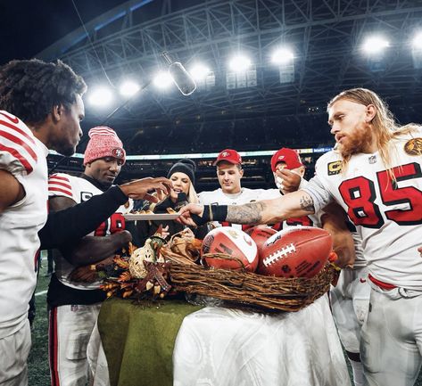 Nothing like Thanksgiving with your besties View postgame celebration photos: 49ers Players, Nfl Football 49ers, Nfl 49ers, San Francisco 49ers, Nfl Football, Future Husband, San Francisco, Nfl, Thanksgiving