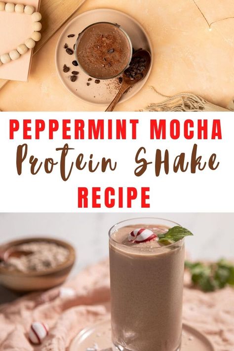 Meal Replacement Shakes Recipes, Best Coffee Protein Shake, Isagenix Recipes Shakes, Blended Coffee Protein Shake, Peppermint Mocha Protein Shake, Peppermint Protein Shake, Vanilla Shake Recipes, Morning Protein Shake, Isagenix Shake Recipes