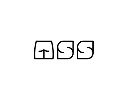 Ass Typography by Mojtaba Javan #ass #typography #minimal #minimalism #body #human #jeans #english #words #word #meaning #concept Typography Minimal, Jewelry Website Design, Hot Buns, Body Human, Word Meaning, Art Department, Logo Animation, Jewelry Website, English Words