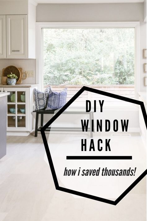 How To: the clever diy hack i used to get windows on the cheap. #diy #homeimprovement Brownstone Garden, Diy Windows, Apartment Upgrades, Window Diy, Diy Home Updates, Garage Windows, Cheap Windows, Easy Home Improvement Projects, Rent House