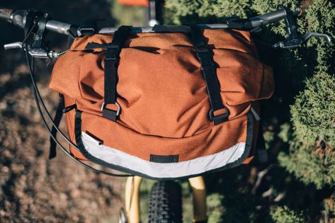 Saddlebags for Bikepacking and Front Rolltop Bags - BIKEPACKING.com Bikepacking Gear, Bikepacking Bags, Bike Packing, Touring Bicycles, Beach Rides, Bike Touring, Handlebar Bag, Bicycle Handlebars, Touring Bike