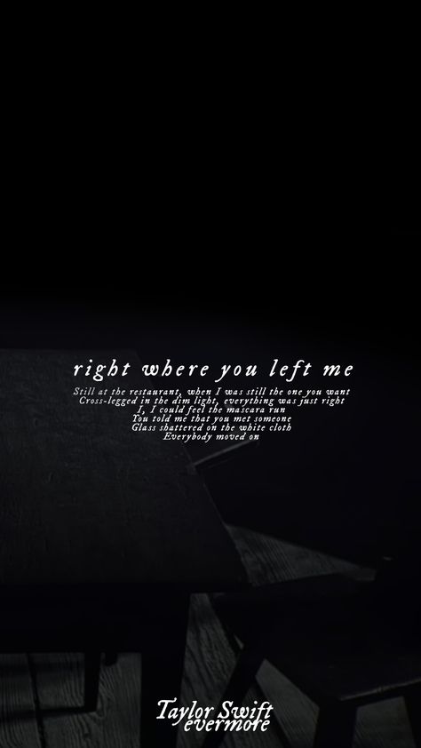 Taylor Swift Lyrics Aesthetic Wallpaper Right Where You Left Me, Rwylm Wallpaper, Taylor Swift Right Where You Left Me Lyrics, Right Where You Left Me Wallpaper, Right Where You Left Me Lyrics, Right Where You Left Me, Right Where You Left Me Taylor Swift, Quotes Taylor Swift, Me Taylor Swift