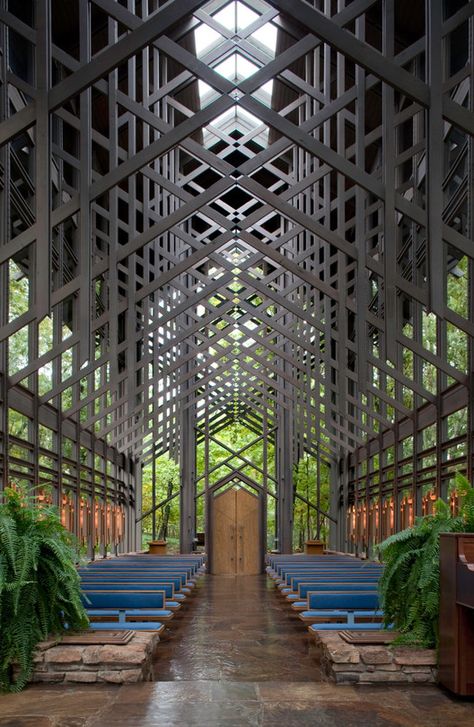 Vincent Callebaut, Thorncrown Chapel, Modern Church, Wood Architecture, Ozark Mountains, Religious Architecture, Church Architecture, Mountain Designs, Church Design