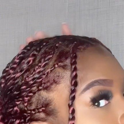 Burgundy Passion Twists, Red Passion Twists, Sza Snooze, Goddess Twist, Passion Twists, Big Box Braids, Big Box Braids Hairstyles, Protective Hairstyles For Natural Hair, Quick Natural Hair Styles