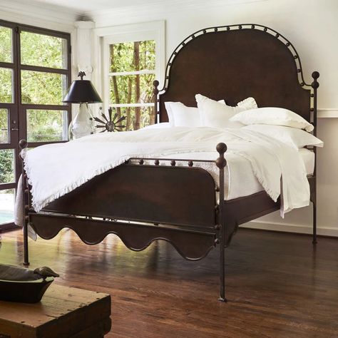 English Empire – Jan Barboglio Jan Barboglio, Bed Back, Hand Forged Iron, Queen Mattress, Forged Iron, Restful Sleep, California King, Bedding Shop, My New Room