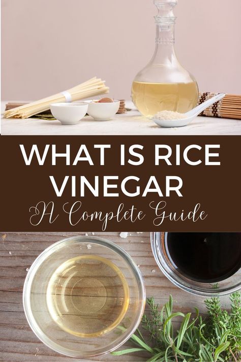 How To Make Rice Vinegar, Rice Vinegar Recipes, Fermented Rice, Rice Wine, Oil Uses, Culinary Skills, Fermenting, Asian Dishes, Rice Vinegar