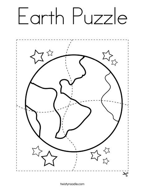 Earth For Kids, Earth Activities, Earth Day Coloring Pages, Planet Crafts, Space Preschool, Ideas Jardin, Shape Coloring Pages, Earth Week, Twisty Noodle