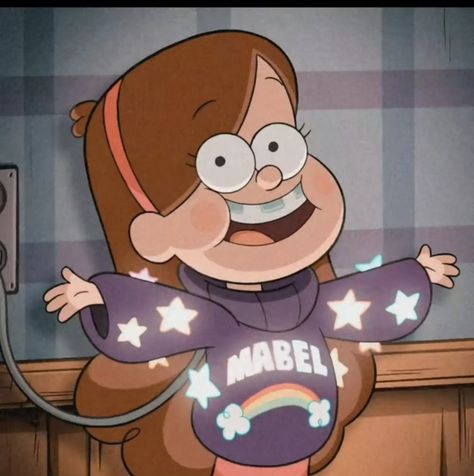 Mabel 🍬🍭🎠 Mabel Pines Sweaters, Gravity Falls Personajes, Mable Pines, Mabel Sweater, Gravity Falls Characters, Timmy Turner, Gravity Fall, Dipper And Mabel, Mabel Pines