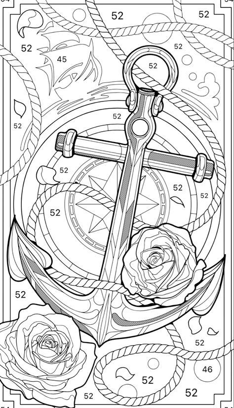 Nautical Coloring Pages, Nautical Mandala, Zodiac Coloring Pages For Adults, Coloring Pages For Adults Mermaid, Ocean Mandala Coloring Page, Steampunk Coloring, Chibi Coloring Pages, Fairy Coloring Book, Witch Coloring Pages