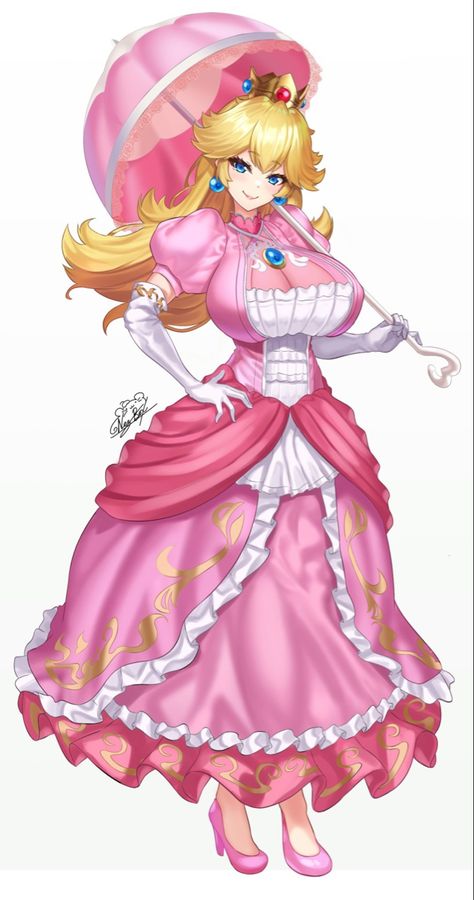 Peach Mario, Mario Fan Art, Nintendo Princess, Nintendo Fan Art, Princess Daisy, Peach Art, Princesa Peach, Nintendo Characters, Super Mario Art