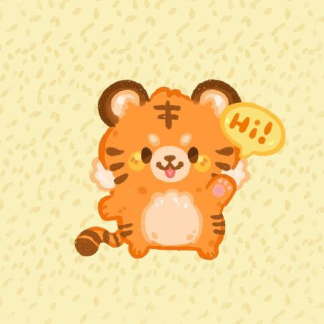 Commissions Open on Instagram: "Hiii! We’ve been traveling a lot but now we’re back home and there are tons of cool things coming up! I’ll be posting reminders in my stories in a couple days. I’m super excited to show off all the new projects I’ve been working on! ——- #cuteart #cuteartist #chibiart #tiger" Chibi Tiger Kawaii, Cute Tiger Art, Tiger Fanart, Cute Tiger Drawing, Chibi Tiger, Tiger Cartoon, Tiger Drawing, Cartoon Tiger, Tiger Illustration