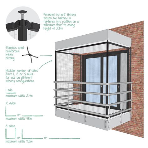 Catio Ideas Cat, Cat House Design, Cat Proof Balcony, Cat Balcony, Cat House Outdoor, Catio Plans, Catio Ideas, Diy Cat Enclosure, Ideas For Cats