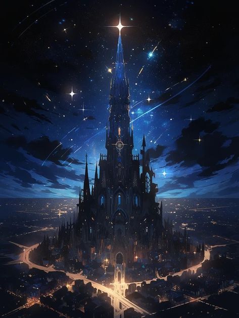 Space Magic, Fantasy Realm, Moon Kingdom, Fantasy Castle, Fantasy City, Futuristic City, Fantasy Places, Anime Scenery Wallpaper, Fantasy Aesthetic