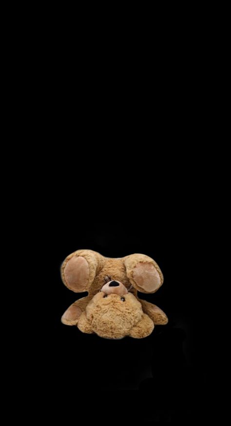 Dark Bear Wallpaper, Soft Brown Wallpaper Iphone, Cute Wallpaper Ideas Iphone, Iphone Wallpaper Teddy Bear, 3d Bear Wallpaper, Teddy Wallpaper Iphone, Put Your Phone Down Wallpaper, Brown Teddy Bear Wallpaper, Black Teddy Bear Wallpaper