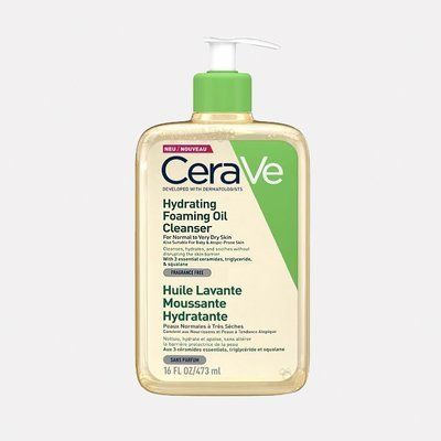 Hydrating Foaming Oil Cleanser, Squalene Oil, Cerave Cleanser, Squalane Oil, Oil Based Cleanser, Hydrating Cleanser, Benzoic Acid, Oil Cleanser, Skin Cleanse