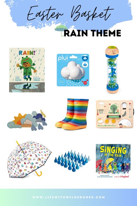 How cute are these rainboots!? Rain theme gifts for your little weather lover! Rain Sticks, Singing In The Rain, Rain Drops, Easter Basket, Easter Baskets, Amazon Affiliate, Gift Baskets, Gift Guide, Rain Boots