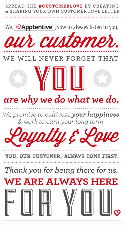 Apptentive Customer Love Letter Manifesto Customer Appreciation Quotes Business Thank You For, Customer Appreciation Ideas, Salon Tips, Resin Business, Business Thank You Notes, Customer Appreciation Day, Appreciation Message, Small Business Quotes, Herbalife Recipes