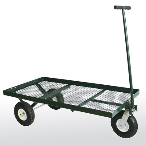 Have to have it. Sandusky Lee Heavy Duty Steel 3-Wheel Flat Cart $139.99 Shed Landscaping, Kayak Storage Rack, Wheel Carrier, Modern Shed, Kayak Storage, Tool Cart, Garden Cart, Bike Shed, Outdoor Sheds