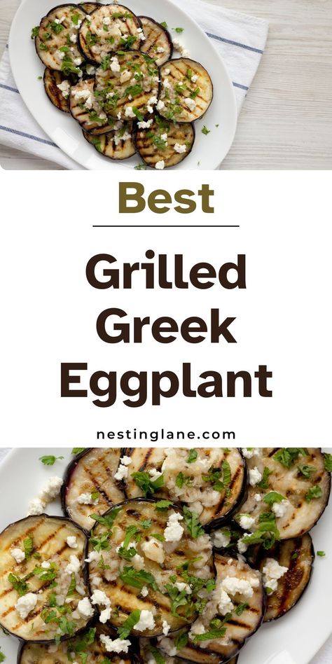 Whip up this quick and easy Weight Watchers Grilled Greek Eggplant recipe for a healthy, homemade meal. Perfect for lunch or dinner, this gluten-free, keto-friendly dish combines grilled eggplant with classic Greek flavors like oregano and feta cheese. With only 82 calories and 6 carbs per serving, it's a delicious way to enjoy a nutritious meal. Ready in just 22 minutes, it's an excellent addition to your healthy eating plan. Try this simple recipe today and savor the taste of the Mediterranean Greek Eggplant Recipes, Greek Eggplant, Greek Cheese, Slow Cooker Lasagna, Eggplant Recipe, Easy Pasta Dinner, Weight Watchers Chicken, Healthy Summer Dinners, Greek Flavors