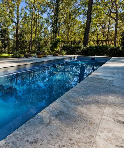 Stone Pool Deck, Travertine Pool Decking, Pool Coping Tiles, Coping Tiles, Travertine Outdoor, Travertine Pool Coping, Pool Pavers, Travertine Tiles, Travertine Pool