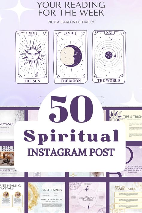 Spiritual Instagram Canva Template Spiritual Coach Healer Mystical IG Post Highlight Story Healing Energy Astrology Instagram Marketing - Etsy Philippines Life Coach Business, Best Instagram Stories, Highlight Story, Author Branding, Doula Services, Coach Instagram, Instagram Template Design, Instagram Canva, Spiritual Coach