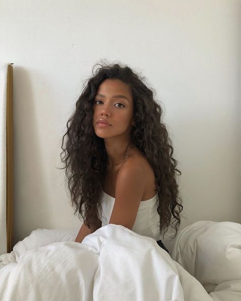 Her Hair, A Woman, Bed, Hair, White, Instagram, Black