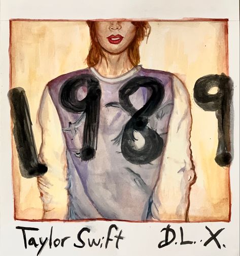 Taylor Swift 1989 Painting, 1989 Painting Taylor Swift, 1989 Taylor Swift Painting, Taylor Swift Painting Ideas, Taylor Swift Painting, Taylor Swift Drawing, Music Painting, Jar Ideas, Taylor Swift 1989