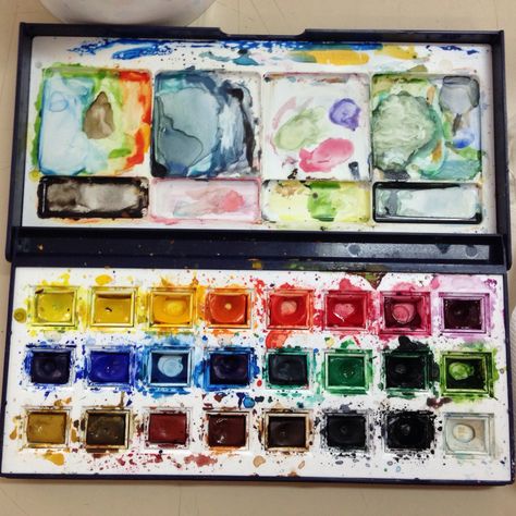 Watercolour pallet. Such beautiful colours. Watercolour Pallet, Watercolor Pallet, Bday Wishlist, Color Mood, Character Board, Color Me Beautiful, Watercolor Palette, Sketchbook Ideas, Beautiful Colours