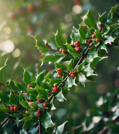 Holly Tree Spiritual Meaning and Healing Properties Tree Ogham, Leaves Meaning, Ogham Alphabet, Holly Flower, Holly Plant, Holly King, Holly Bush, Harvest Celebration, Old Friendships