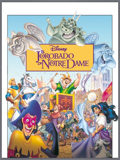 0751 Forever: Cómic de El jorobado de Notre Dame (1996) Notre Dame Disney, The Hunchback Of Notre Dame, Magic For Kids, Hunchback Of Notre Dame, Disney Classics, Best Disney Movies, Walt Disney Animation Studios, Classic Disney, Disney Animation