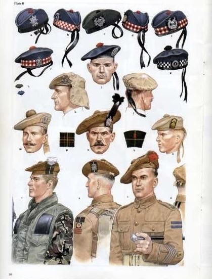 Traditional Scottish Military Hats | Royal Highland Fusiliers TOS? - Great Britain: Militaria ... Glengarry Hat, Scottish Army, Military Headgear, Vintage Scotland, Scottish Warrior, British Army Uniform, Wwii Uniforms, Ww2 Uniforms, Light Infantry