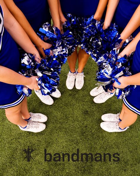 Pom poms are a Cheerleading staple! Do you prefer a solid colored pom or a two toned pom? Cheer Movies, Cheers Show, High School Movies, Sports Movie, National Days, Nfl Cheerleaders, Shows On Netflix, School College, Pom Poms