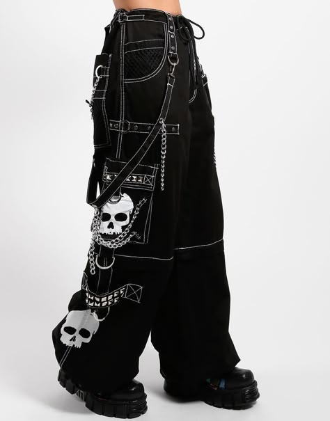 Skull Pant, Celana Fashion, Alt Clothes, 일본 패션, Alt Outfits, Tomboy Style Outfits, Tripp Nyc, Punk Outfits, Rock Punk